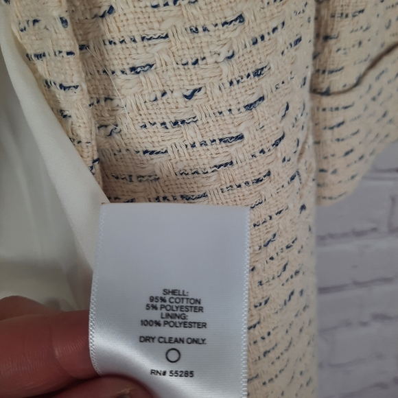 EXPRESS Notch Collar Tweed Boyfriend Blazer - Picture 12 of 16